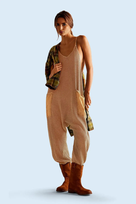 Jumpsuit med överdimensionerad silhuett stil för kvinnor
