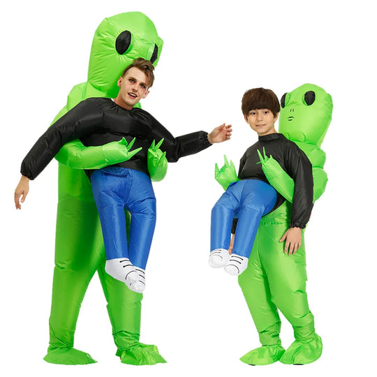 Alien Kostuum (barn och vuxna)